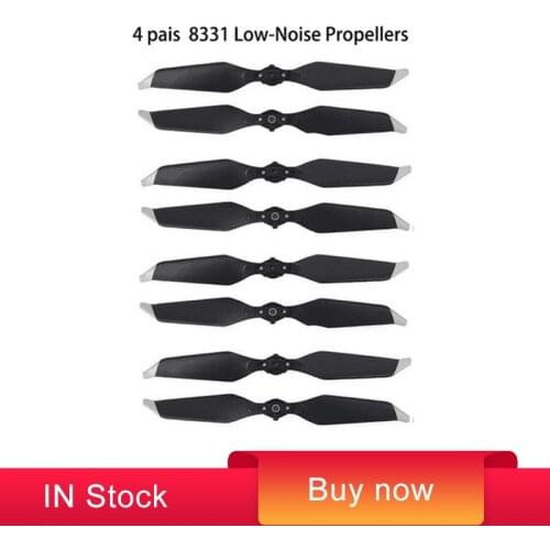 4 Pairs 8PC For Mavic Pro Platinum 8331 Low Noise Quick-Release Propellers ( Golden/Silver ) for dji Mavic Pro Accessories