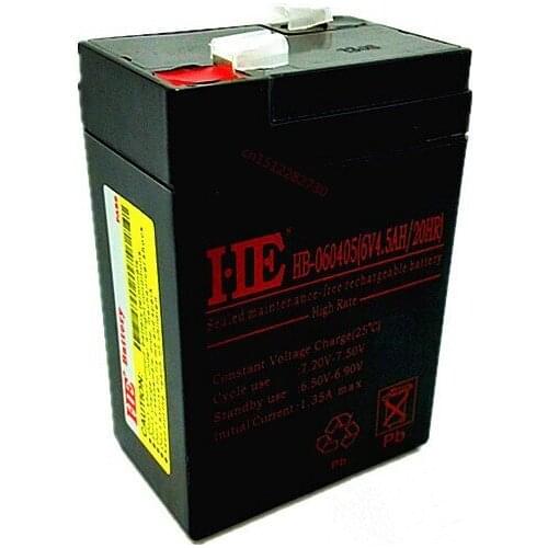 Storage Batteries 6v 4.5ah 20HR maintenance free storage battery rechargeable toy battery for ride on car 70*47*101mm 0.8kg