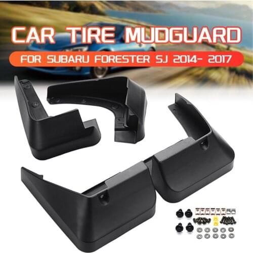 Car Mud Flaps Black Mudflaps Splash Guards Mud Flap Mudguards Fender For Subaru Forester SJ 2014 - 2017