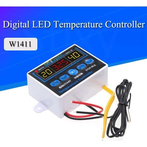 AC220V DC12C 10A Digital LED Temperature Controller Thermostat Control Switch Sensor
