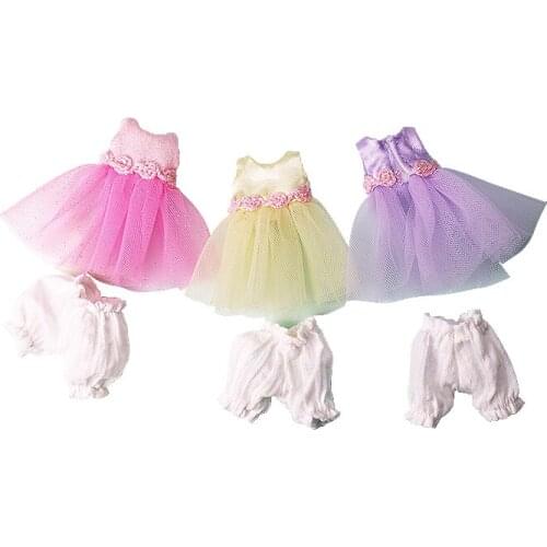 Fortune Days princess dress suit for 1/12 DODO doll 1/8 middie doll girls gift ob11 toy