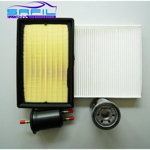 Air filter 42809253 +cabin filter 87139-06060 + fuel 3483012 + Oil filter MD135737 for used for brilliance H230