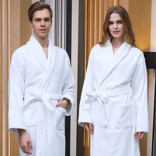 Women Bathrobe Winter Plus Size XL Long 100% Cotton Bathrobe Warm Bath Robe Thick Kimono Robes Dressing Gown Night Sleepwear