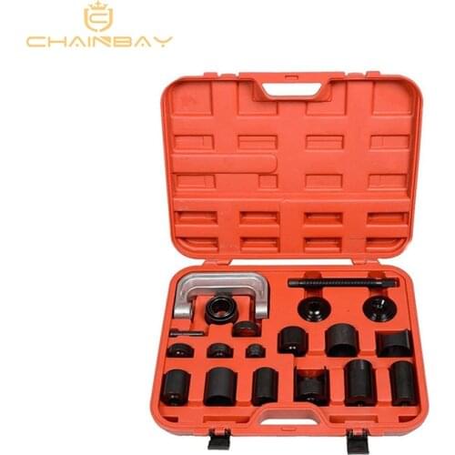 21 Pcs Master Adaptor Set Ball Joint Service Kit C Press Truck Car Ball Joint Kit Remover Installer Car Repair Tools