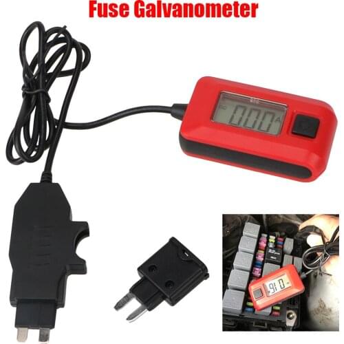LEEPEE Vehicle Fault Detection 0.01A~19.99A By Fuse Diagnostic Tool AE150 12V 20A Fuse Galvanometer Car Circuit Fault Finding