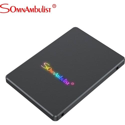 Multi-color gradient lighting ssd built-in solid state hard drive 960gb 480gb 2.5 120gb sata 240gb 60gb suitable for laptop