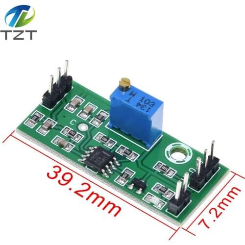 LM393 Voltage Comparator Module Signal Waveform Adjustable High Low Level/Load Drive Dual Channel 4.5-28V High Voltage Module