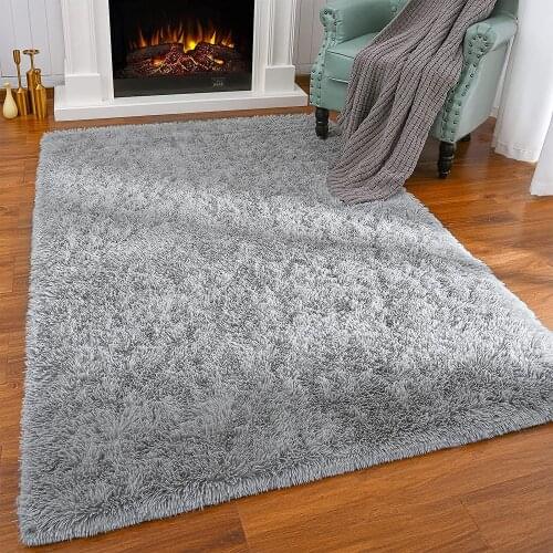 Soft Bedroom Living Room Rug Plush Rectangular Area Rugs Home Decor Carpet Nursery Rugs Shaggy Kids Room Rug Playing Mat Carpet