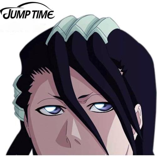 Jump Time 13 x 12.2cm For GINTAMA Peeker Car Stickers Motorcycle Helmet Camper Graffiti Creative Scratch-proof Window Decal