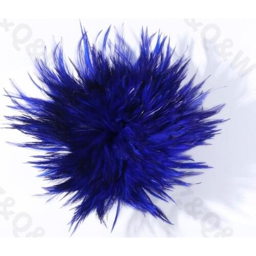 Natural 4-6 inch chicken feather dyed Baolan DIY jewelry accessories holiday performance costume skirt buckle decoration