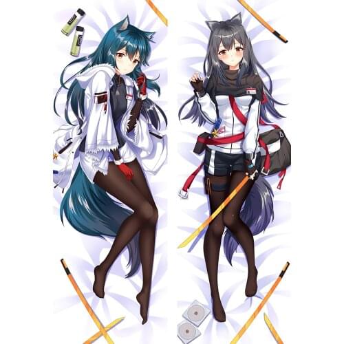 MGF Anime pillow Covers Arknights Dakimakura case Ansel Eyjafjalla Franka Double-sided Bedding Hugging Body pillowcase