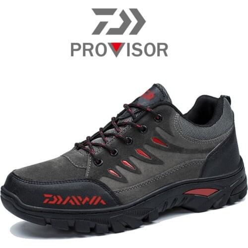 2020 New Daiwa Men Anti-skid Fishing Shoes Winter Warm Fishing Outdoor Shoes DAWA Fishing Shoes Breathable Climbing Shoes