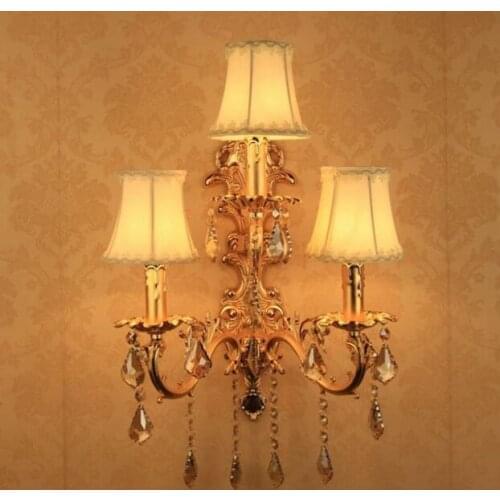 New arrival Hot sale Chandelier genuine alloy vintage Chandelier lights handmade golden high quality novelty pendant lamp