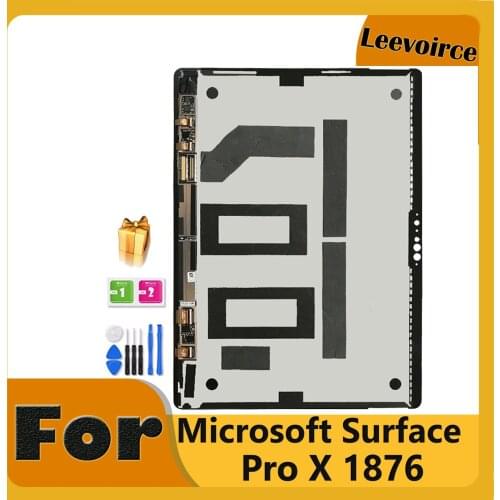 New Tablet Complete LCD Assembly For Microsoft Surface Pro X prox1876 LCD Display Touch Screen Digitizer Assembly Replacement
