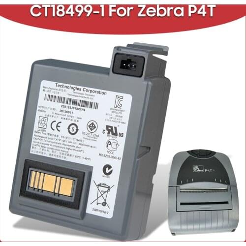Original Replacement Battery 3800mAh CT18499-1 For Zebra P4T Mobile Printers Batteries