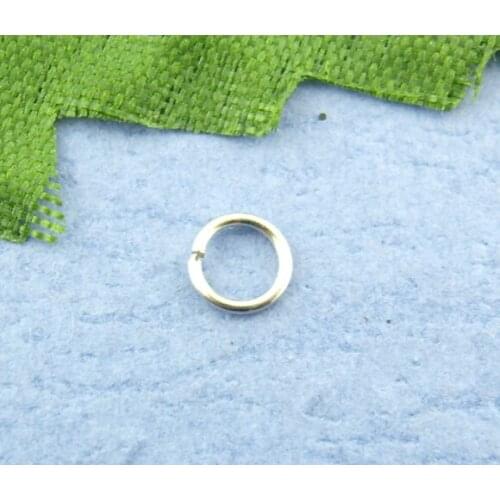 650PCs Open Jump Ring Findings 4mm in dia. new