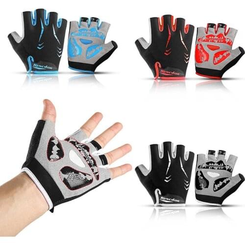 Outdoor Bicycle Gloves Cycling Gloves Fingerless Gloves Men Bicycle Accessories Cycling Equipment Breathable Motorcycle Gloves