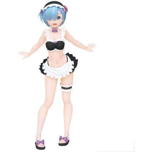 Pre-Sale From Zero Rem Maid Swimsuit Anime Figure Model Ornaments Collectibles Model Toys Anime toys gift Anime Figure Model