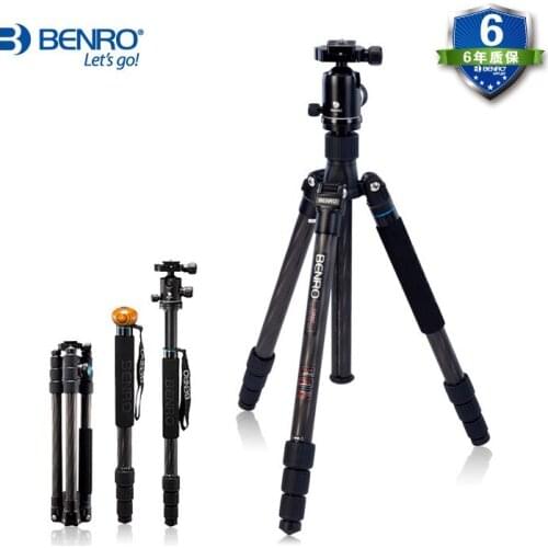 Benro C2682TV2 professional tripod head SLR Kit carbon fiber tripod portable reflexed