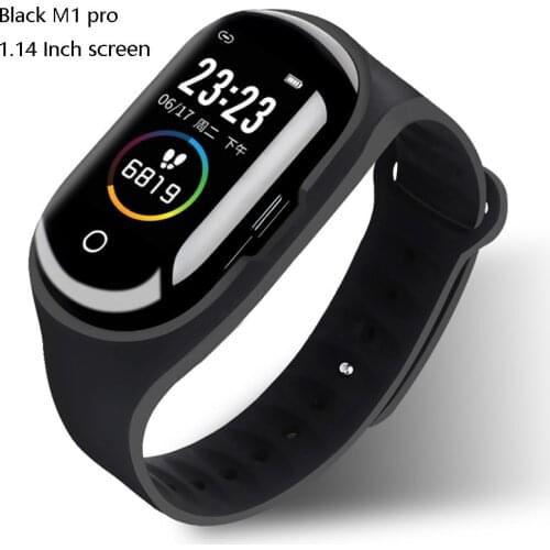 M1 Pro AI Smart Watch With Bluetooth Earphone Heart Rate Monitor Smart Wristband Smart Watch Men Sports Earphone Smart Bracelet