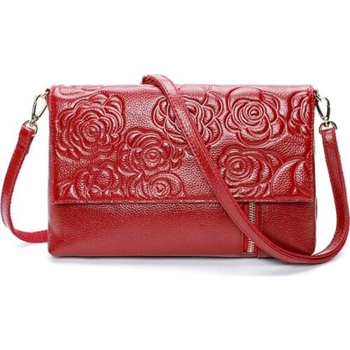 Luxury Handbag Fashion Tote Purse Genuine Leather Small Ladies Messenger Bag Female Shoulder Crossbody Bags for Women