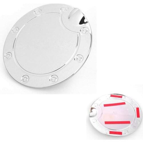 Triple Chrome ABS Fuel Tank Gas Door Cover Door Cap Trim 02-08 For Dodge RAM 1500 / 03-09 for Dodge Ram 2500 3500