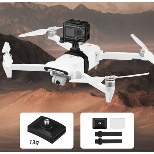 Top Extension Camera Fill Light Bracket Mount Holder for DJI Mavic Air 2 Mini FIMI X8 SE Mini 2 Drones for Osmo Action/GOPRO