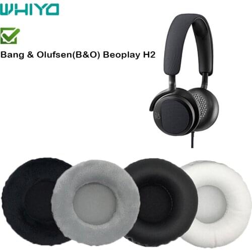 WHIYO 1 Pair of Ear Pads for Bang & Olufsen (B&O) Beoplay H2 H 2 Headset Earpads Earmuff Cover Cushion Replacement Cups