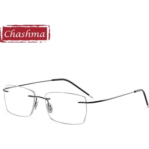 Titanium Prescription Glasses Ultra Light Myopia Optical Glasses Frame for Male and Female