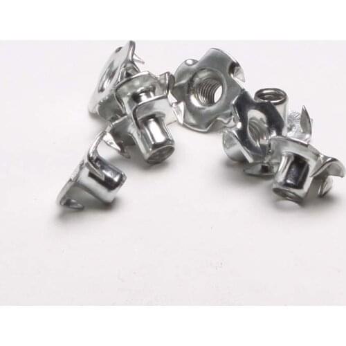 Special four claw female nut furniture, wood-paneled nut M6 CP486