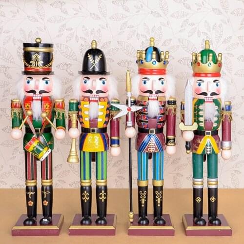 30 cm Hot toy selling Christmas decorations nutcracker puppet king soldiers act the role ofing is tasted Ht1099