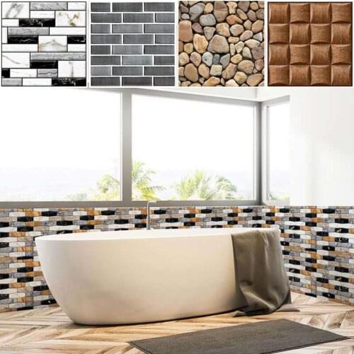 3D Brick Wallpaper Self Adhesive Wall Stickers TV Background Waterproof Wallpaper Self-Adhesive For Living Room Bedroom