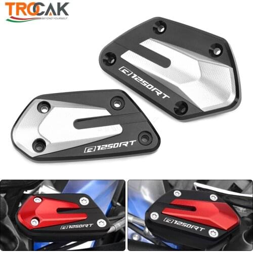 Motorcycle CNC Aluminum Front Brake Clutch Fluid Reservoir Cap Tank Cover For BMW R1250RT R1250 RT 1250RT 2018-2021 2020 2019