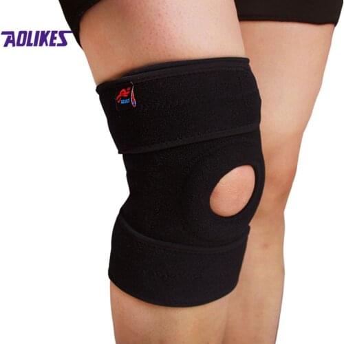 AOLIKES 1PCS Gym Knee Pads Meniscus Protetor Joelho Support Brace Damping Kneepad Rodilleras Tutore Ginocchio