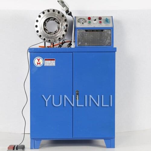 Greenhouse Lock Pipe Machine Automatic Crimping Machine 220V380V 3kw Hydraulic Pressure Pipe Steel Pipe Shrinkage MachineYM500-C
