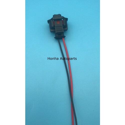 Free shipping 10pcs/lot 2 Pin/Way Female Common Rail Injector Plug Socket Electric Connector With Wire Pigtail