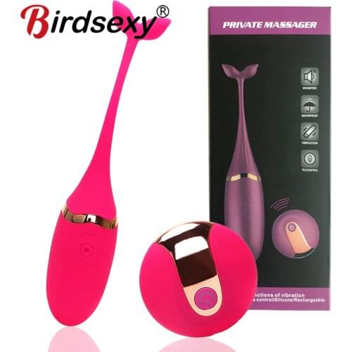 Wireless Remote Control Vibrating Silicone Bullet Egg Vibrators USB Rechargeable Massage Ball Adult Vibratore Sex Toys For Women