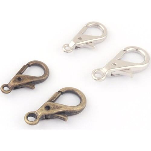 2mm Bronze Swivel Dog Hook Clasp Claw Lobster Trigger Metal Strap Lanyard Clip Purse Handbag Webbing Leather Craft Key Ring
