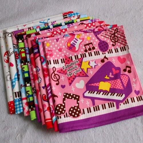 Childrens handkerchief Cotton 100% pocket towel handcuffs child Handkerchiefs 5Pcs/Lot 42CM