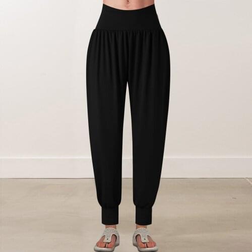 Joggers Women Solid Color Casual Loose Harem Pants Women Trousers Tie Feet Outdoor Running Sport Yoga Pants Pantalones De Mujer