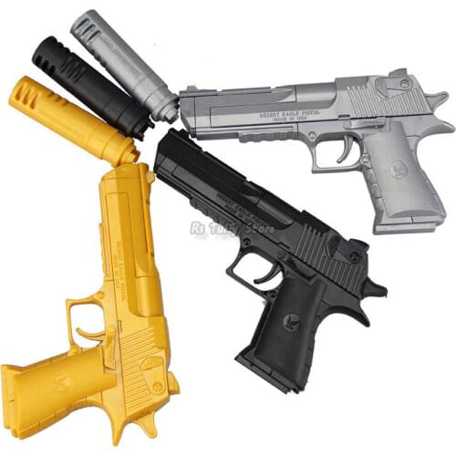 Desert Eagle Assembled Gun Model Toy Pistol King Melee King BERETTA Simulation Assembled Building Blocks Toys For Kids Gift