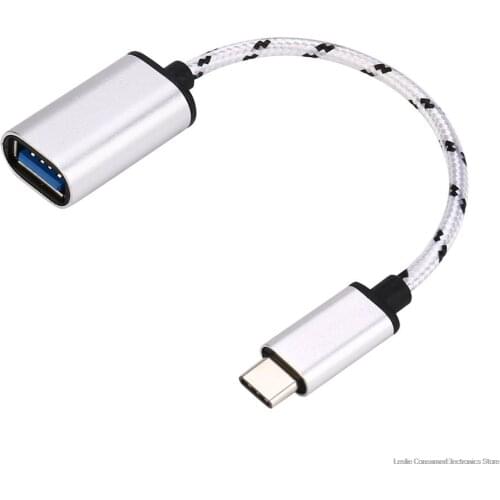 18cm Type-C OTG Adapter Cable USB 3.1 Type C Male To USB 3.0 A Female OTG Data Cord Adapter NK-Shopping