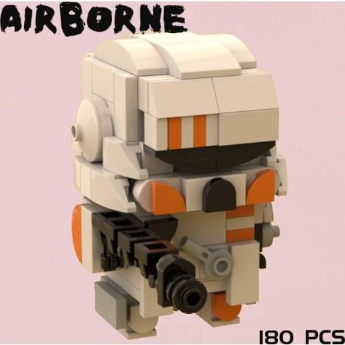 MOC Building Block Maker Movie Game Classic Figures Airborne Creative Assembly Model ChildrenToy DIY Build Brick Birthday Gifts
