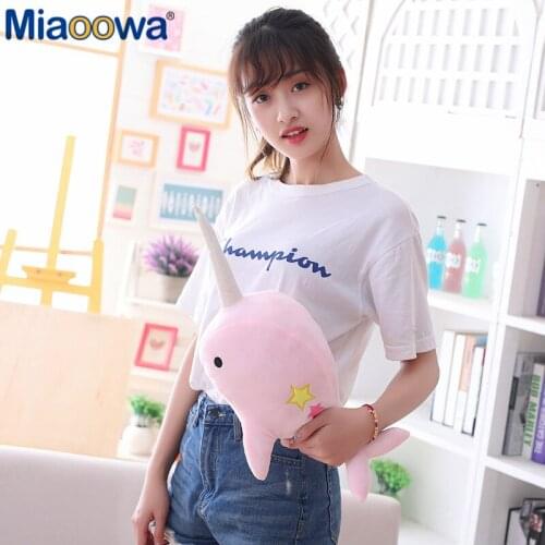 1pc 35cm Kawaii Whale Cute Shape Soft And Aomfortable Fabric Can Be Used As A Pillow For Children As A Birthday Present