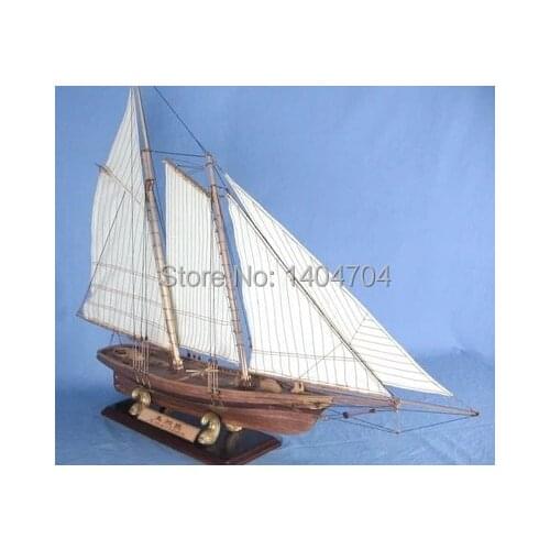 NIDALE model Scale 1/66 Americas Cup Classic wood sailboat model AMERICA Champion ship assemble model