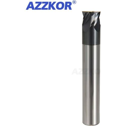 Coarse Violent Short-edged Stainless Steel Cnc Maching Fast-Feed Endmill AZZKOR Milling Cutter Kit Milling Machine Tools