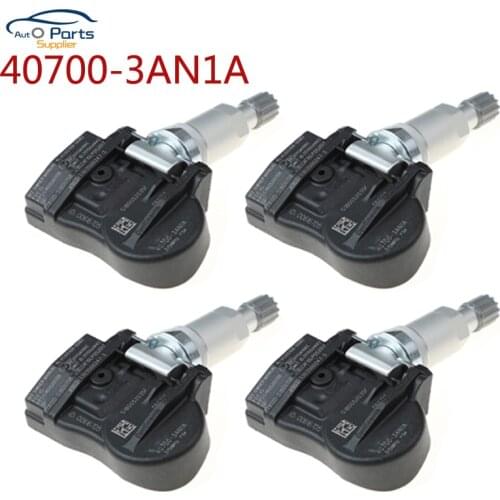 New 4pcs 40700-3AN1A Tire Pressure Monitoring Sensor For cJuke Cube Versa Leaf Sentra 407003AN1A Auto Parts