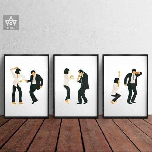 Dancing Music Poster The Future is Female Print Girlboss Couple Gift for Her Fashion Film Art Feminism Wall Picture for Bedroom