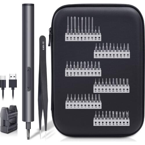 Precision Electric Screwdriver 60 IN 1 Cordless Rechargeable Screwdriver Set Magnetic Screwdriver Pen