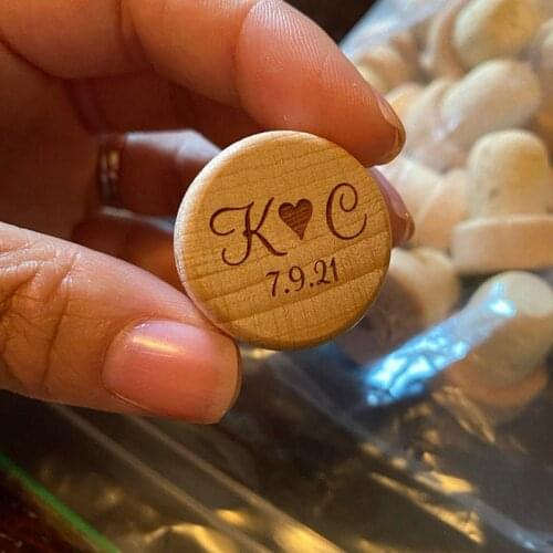 Custom Cork bottle stoppers,Flower Wine stopper party favors,Crok for boyfriend gift ,Personalized mariage modern bottle stopper